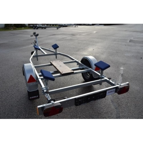 Přívěs Harbeck 750 V II - délka 6,8m, hmot. celk/užit 750/560 kg