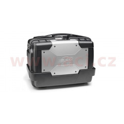 MONOKEY TopCase/Boční kufr GARDA - 46l, KAPPA (stříbrný/černý, kompozit)