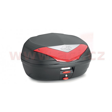 MONOLOCK TopCase URBAN - 46l, KAPPA (černý, červená odrazka, kompozit, vč. plotny K628 a univerzální mont. sady)