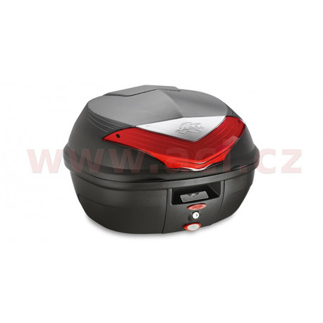 MONOLOCK TopCase - 35l, KAPPA (černý, červená odrazka, vč. plotny K628)