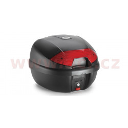 MONOLOCK TopCase - 30l, KAPPA (černý, červená odrazka, vč. plotny K628)