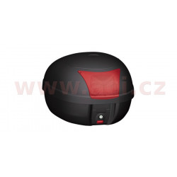 MONOLOCK TopCase - 38l, KAPPA (černý, červená odrazka, vč. plotny K628)