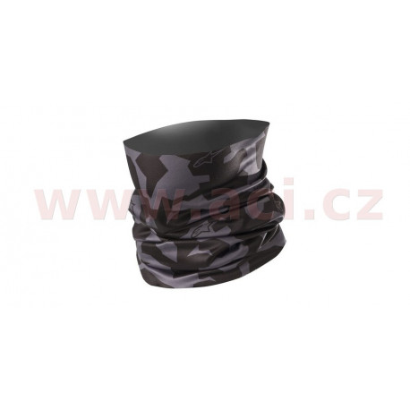 šátek CAMO NECK TUBE, ALPINESTARS (černá/šedá)