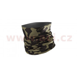 šátek CAMO NECK TUBE, ALPINESTARS (vojenská zelená/černá)