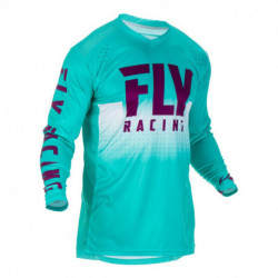 dres LITE 2019, FLY RACING - USA (tyrkysová/fialová/bílá)