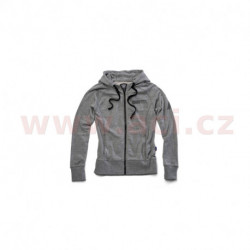 mikina na zip s kapucí Journey, 100% - USA dámská (gunmetal šedá)