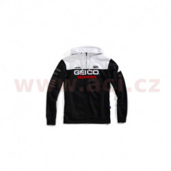 mikina TAILHOOK GEICO HONDA, 100% - USA (bílá/černá)
