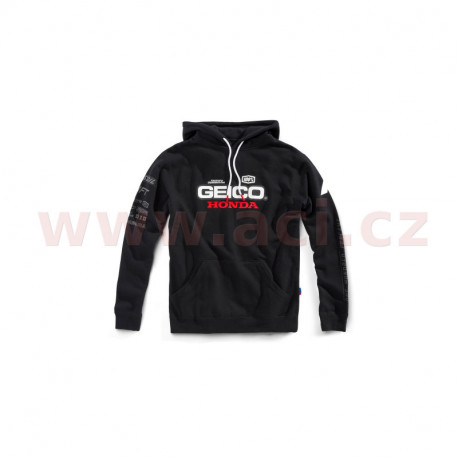mikina BRAVO GEICO HONDA, 100% - USA (černá)