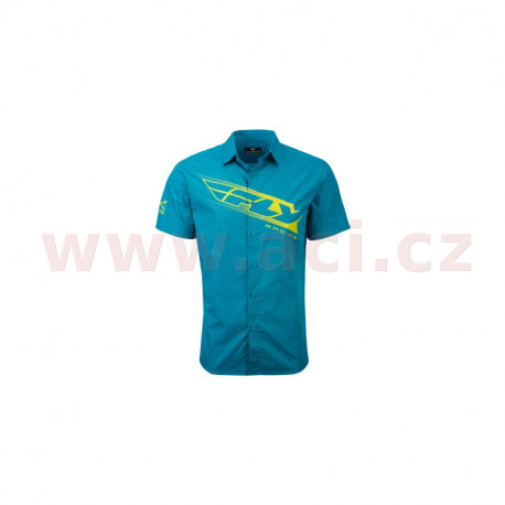 košile PIT, FLY RACING - USA (teal/zelená)