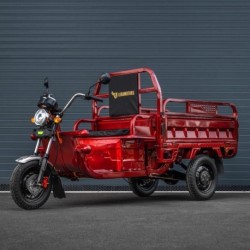 Elektrická nákladní tříkolka Leramotors Cargo G1 1000W - Tuk Tuk Červená