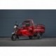 Elektrická nákladní tříkolka s kabinou Leramotors Cargo G1 1000W - Tuk Tuk Červená