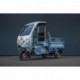 Elektrická nákladní tříkolka s kabinou Leramotors Cargo G1 1000W - Tuk Tuk Šedá