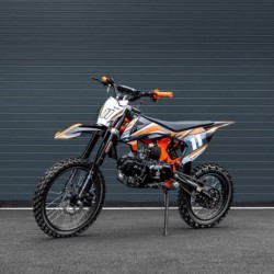 Pitbike Leramotors Shark 125ccm E-Start 4T 17/14 oranžová