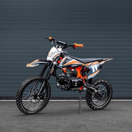 Pitbike Leramotors Shark 125ccm E-Start 4T 17/14 oranžová